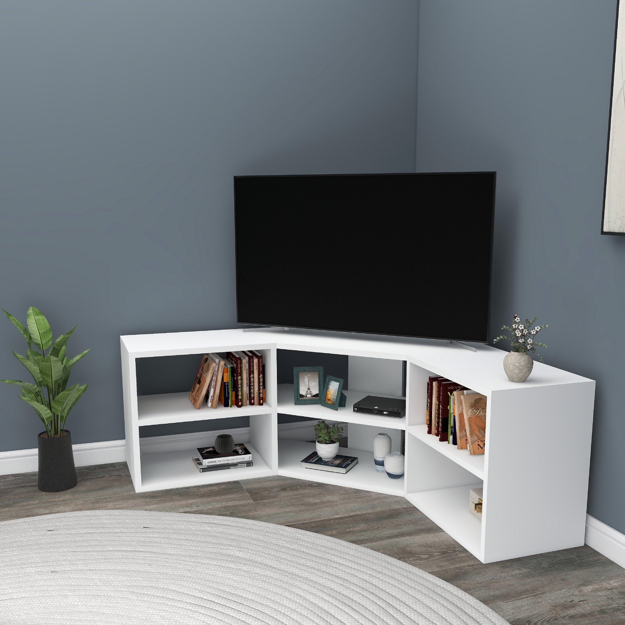 4d concepts deals corner tv stand