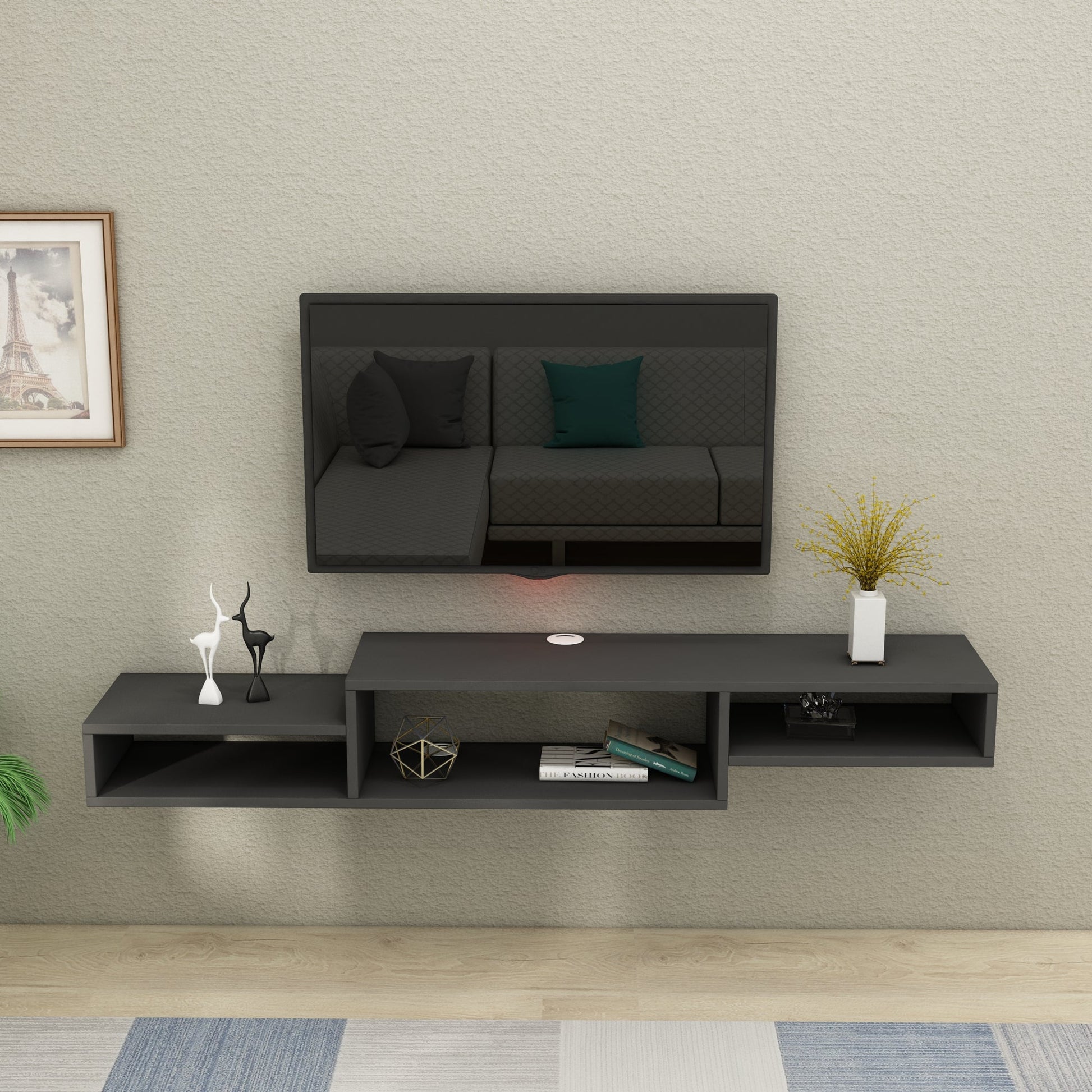 TV Stand, Media Console, TV cabinet, Wooden TV Stand, Media Stand, TV Lowboard, Entertainment Center, Wood TV Unit, TV Board, TV Table, Media Center, Living Room, Furniture