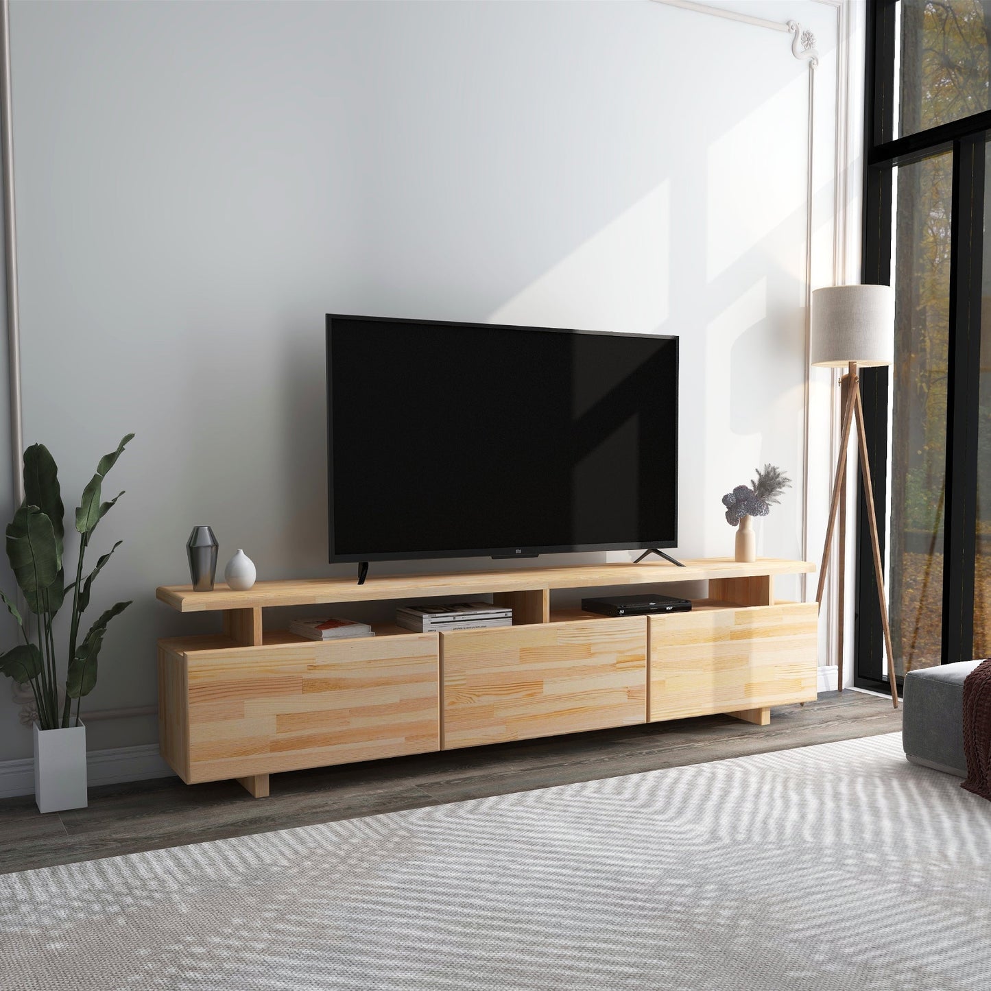 TV Stand, Media Console, TV cabinet, Wooden TV Stand, Media Stand, TV Lowboard, Entertainment Center, Wood TV Unit, TV Board, TV Table, Media Center, Living Room, Furniture