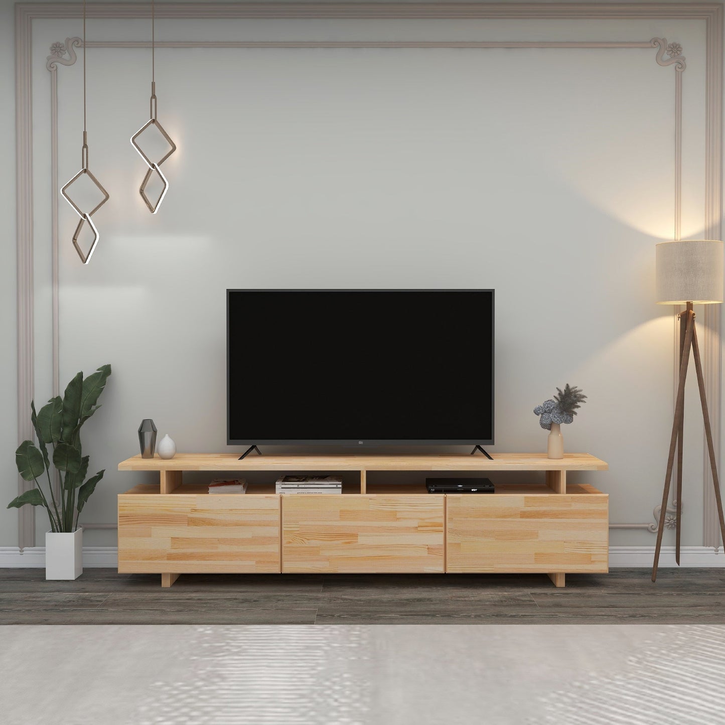 TV Stand, Media Console, TV cabinet, Wooden TV Stand, Media Stand, TV Lowboard, Entertainment Center, Wood TV Unit, TV Board, TV Table, Media Center, Living Room, Furniture