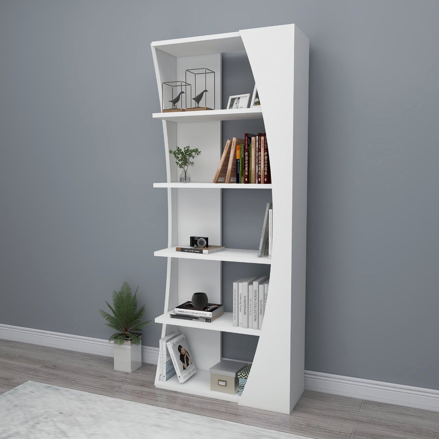 Bookcase, Bookshelf, Floating Bookcase, Floating Bookshelf, Shelving Unit, Shelf, Furniture, Home, Office, Living room, Study room 