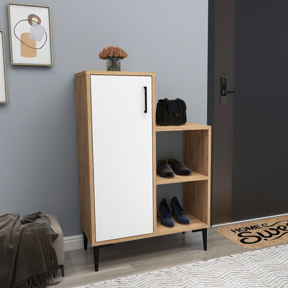 Shoe Storage Shelf with Cabinet Beate