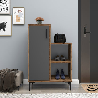 Shoe Storage Shelf with Cabinet Beate