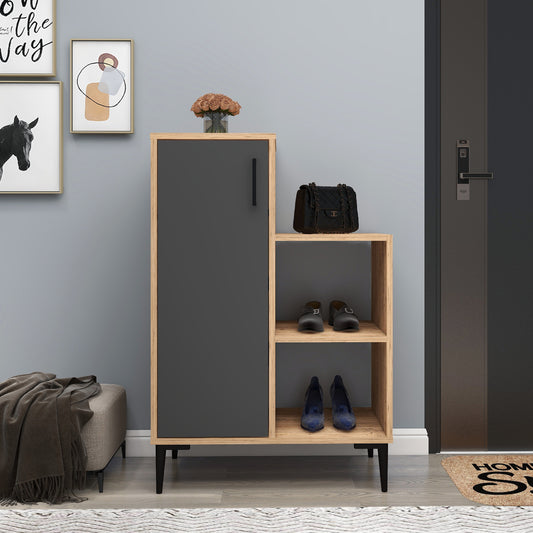 Shoe Storage Shelf with Cabinet Beate