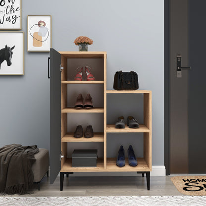 Shoe Storage Shelf with Cabinet Beate