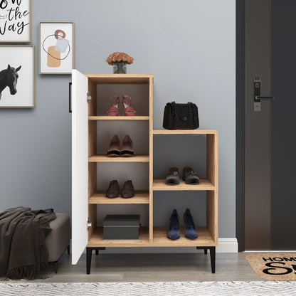 Shoe Storage Shelf with Cabinet Beate