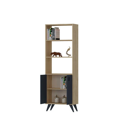 Ariana Bookcase with Cabinets and Shelves - Destina Home