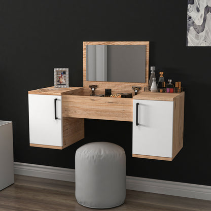 Wall Mounted Makeup Vanity Table with Mirror Marie