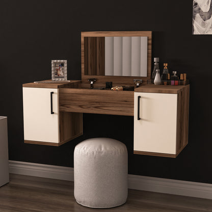 Wall Mounted Makeup Vanity Table with Mirror Marie