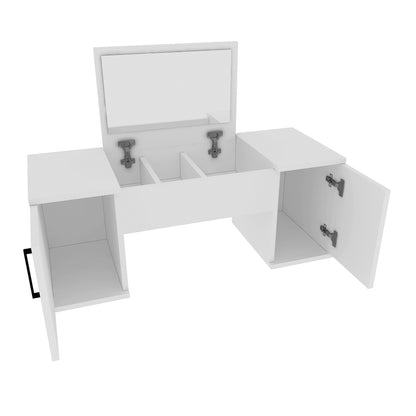 Wall Mounted Makeup Vanity Table with Mirror Marie